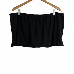 Catalina Black Plus Skirted Bikini Bottoms Sz 2X